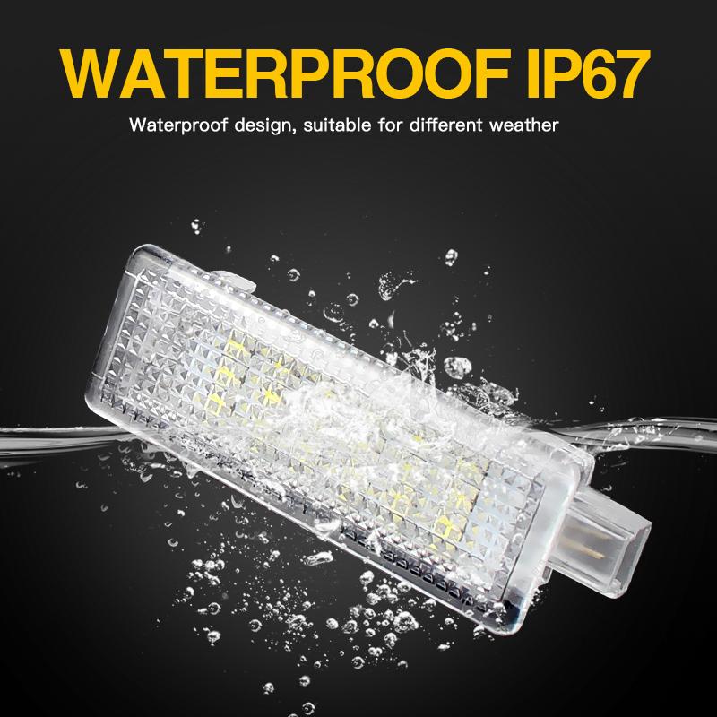 2pcs led For Ford Focus MK3 MK4 2012-2018 Ford C-Max 2013-2018 Boot Light Interior Trunk Luggage Compartment Lamp 6000k White