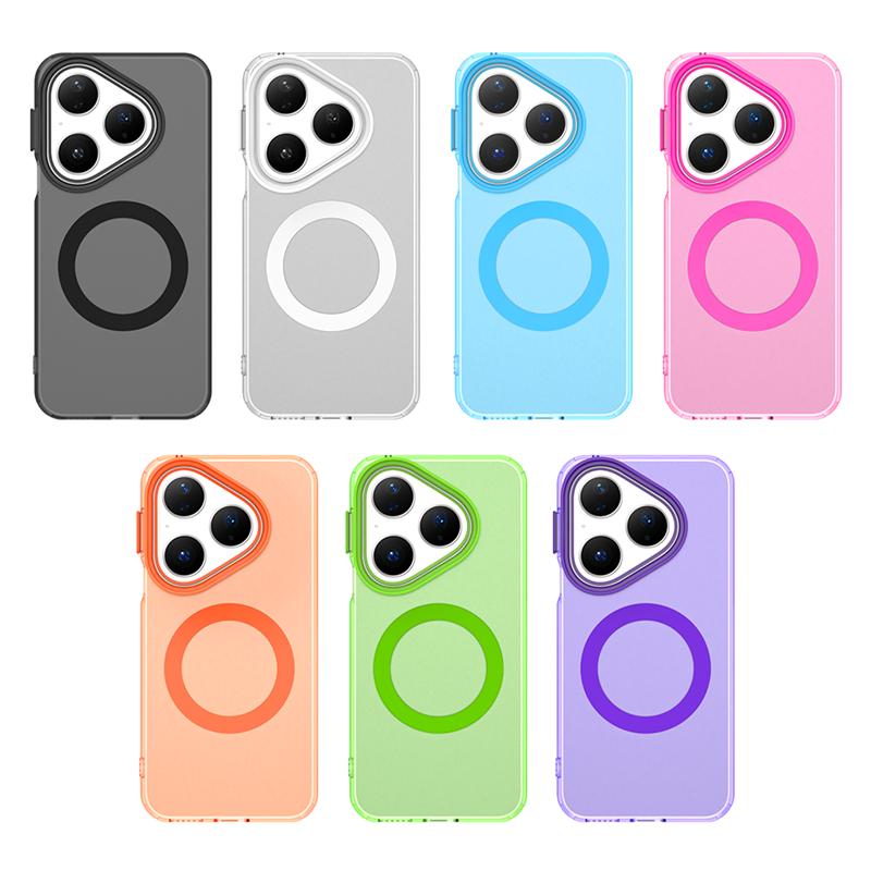 For Huawei Pura 80 Case Huawei Pura 80 Cover Magnetic Matte Durable Bumper Shield Protective Phone Cases On Huawei Pura 80 Funda