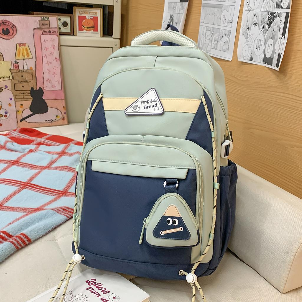 Schoolbag School Bag Female High School Student Large Capacity Backpack Junior High School Student Backpack Male Elementary School Student Lightweight