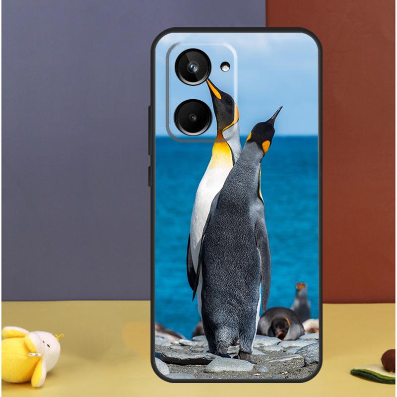 Cute Penguin For Realme GT7 GT6 15 Pro 10 11 12 13 14 Pro Plus C55 C71 C75 C67 C63 C61 C53 C35 C65 Case