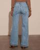 2025 Spring Women's High-Waisted Wide-Leg Retro Jeans - Slimming and Versatile Style
