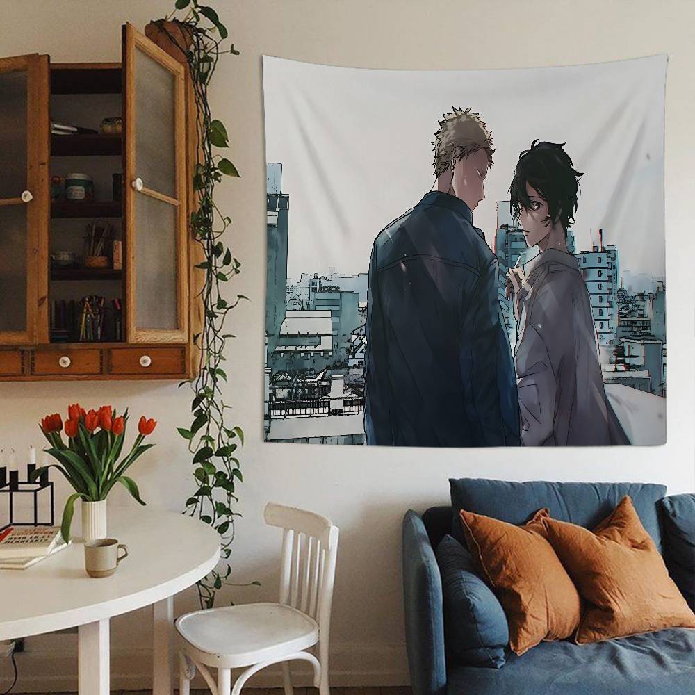Japanses Cartoon Given Cartoon Tapestry Art Science Fiction Room Home Decor Wall Hanging Home Decor