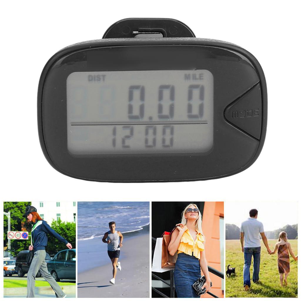 Walking Pedometer Large Digital Display Multifunctional Lightweight Accuracy Memory Step Counter for Men Women