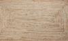 Jute Rug Oval Carpet Rectangle 100% Natural Fiber Area Living Rug Handmade Area Rug