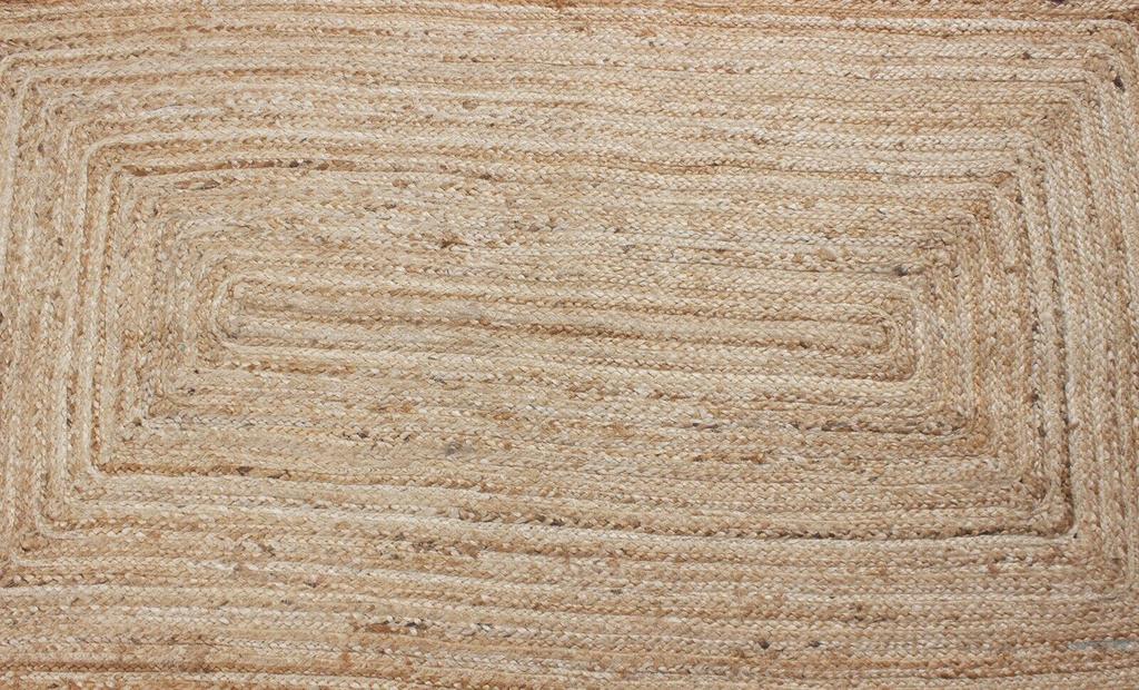 Jute Rug Oval Carpet Rectangle 100% Natural Fiber Area Living Rug Handmade Area Rug