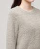 MUSINSA STANDARD WOMAN Women'S Fuzzy Crew Neck Knit [Warm Grey]