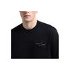 Emporio Armani Letter Logo Pattern Straight Cut Round Neck Pullover Short Sleeve T-Shirt Men T-Shirts Black 6D1TD7-1JOCZ-0038