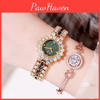 Orologio al Quarzo alla Moda da Donna con Design a Cielo Stellato e Caratteristica Impermeabile