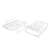 Fryer Accessories Set Grill Rack with Skewer Liners Silicone Brush Food Tong Fryer Cake Pan Stainless Steel Pan Easy To Clean