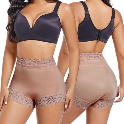 Shorts jupon en dentelle taille haute pour femme Pantalon de sécurité opaque Culotte douce à couvrance totale pour femme
