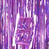 Metallic Tinsel Foil Fringe Curtains Photo Backdrop Glitter Streamers Foil Fringe Backdrop Curtain for Xmas Wedding Background