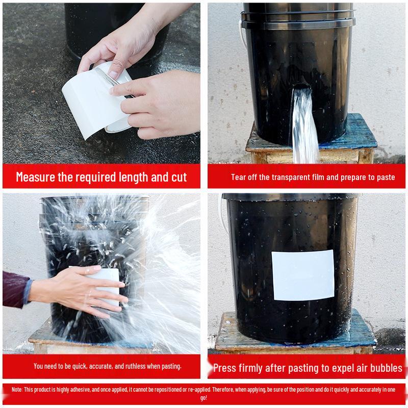 Waterproof PVC Leak Repair Tape - Strong, Quick-Fix for Pipes and Kitchen Leaks