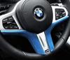 KADEKO Alcantara Suede Steering Wheel Cover for BMW G20 G30 G11 G05 G01 G02 G29 Sky 3/5/7/X3/X4/X5/Z4 (4175 Blue)
