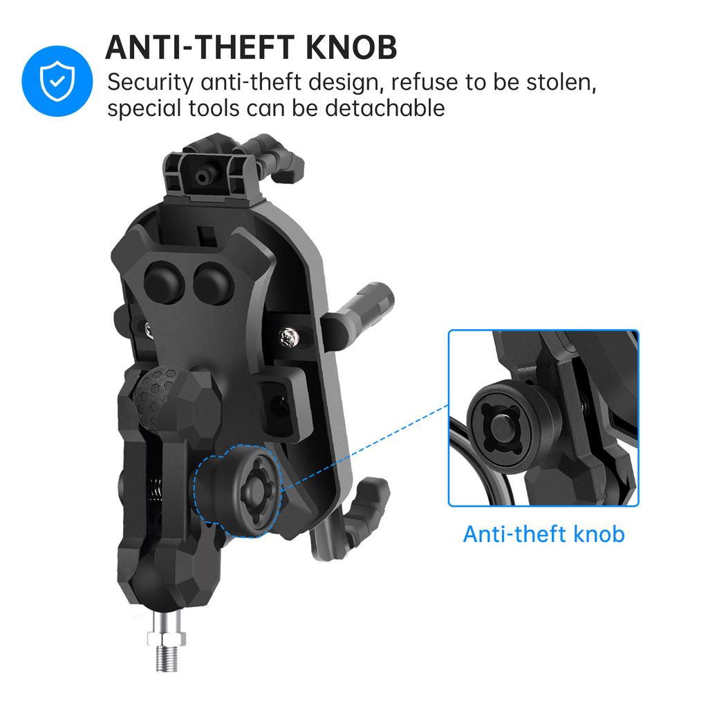 Handyhalter mit Kugelkopfmodell, wasserdicht und stoßdämpfend, Positionierungshalter, tragbarer Großhandel-Handyhalter, Elektrofahrzeughalter