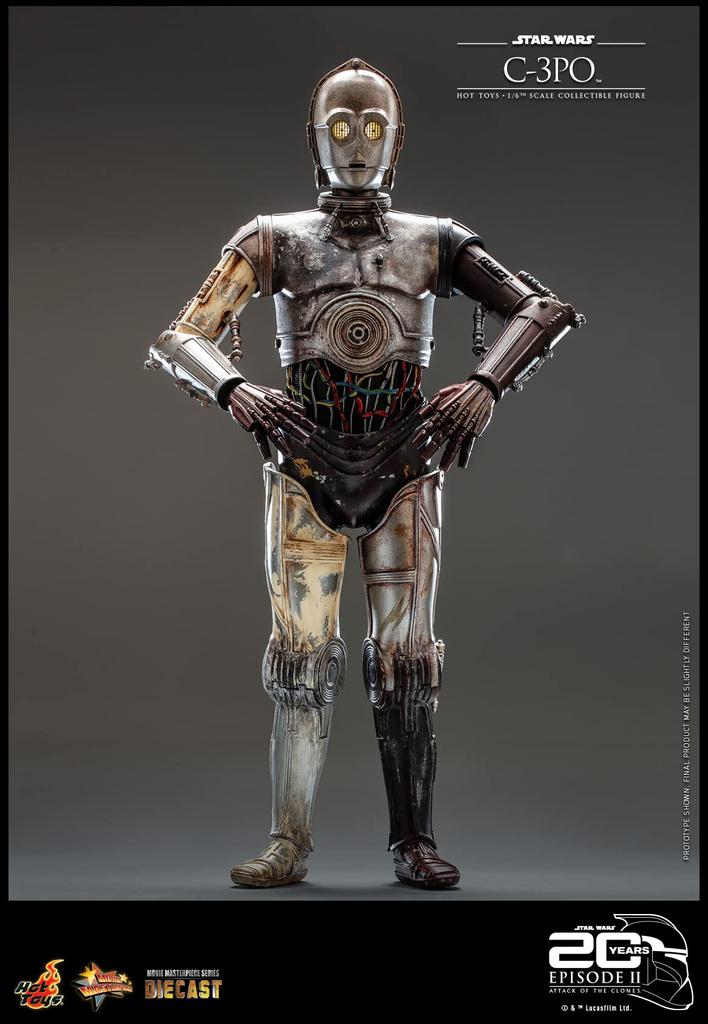 Movie Masterpiece DIECAST Star Wars Episode of the Clones Scale Figure Copper Height 29cm MMS650D46 2/Attack C-3PO 1/6 Approx.