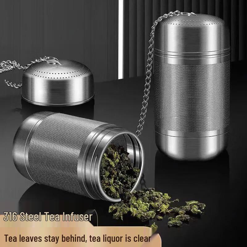 Dipur 316 Stainless Steel Tea Infuser with Chain