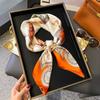 Silk scarf women's neck new scarf with coat 70 small square scarf scarf mother high-end scarf