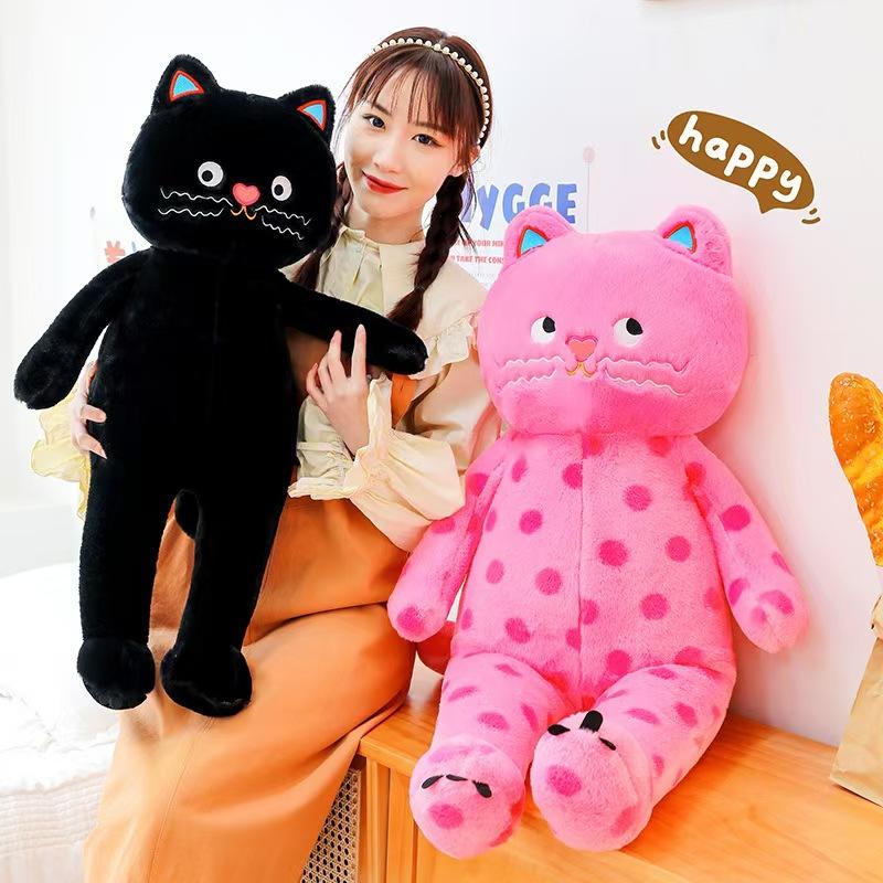 Cute Polka Dolls, Plush Toys, Cat Dolls, Pillows, Special Gift for Girls To Sleep