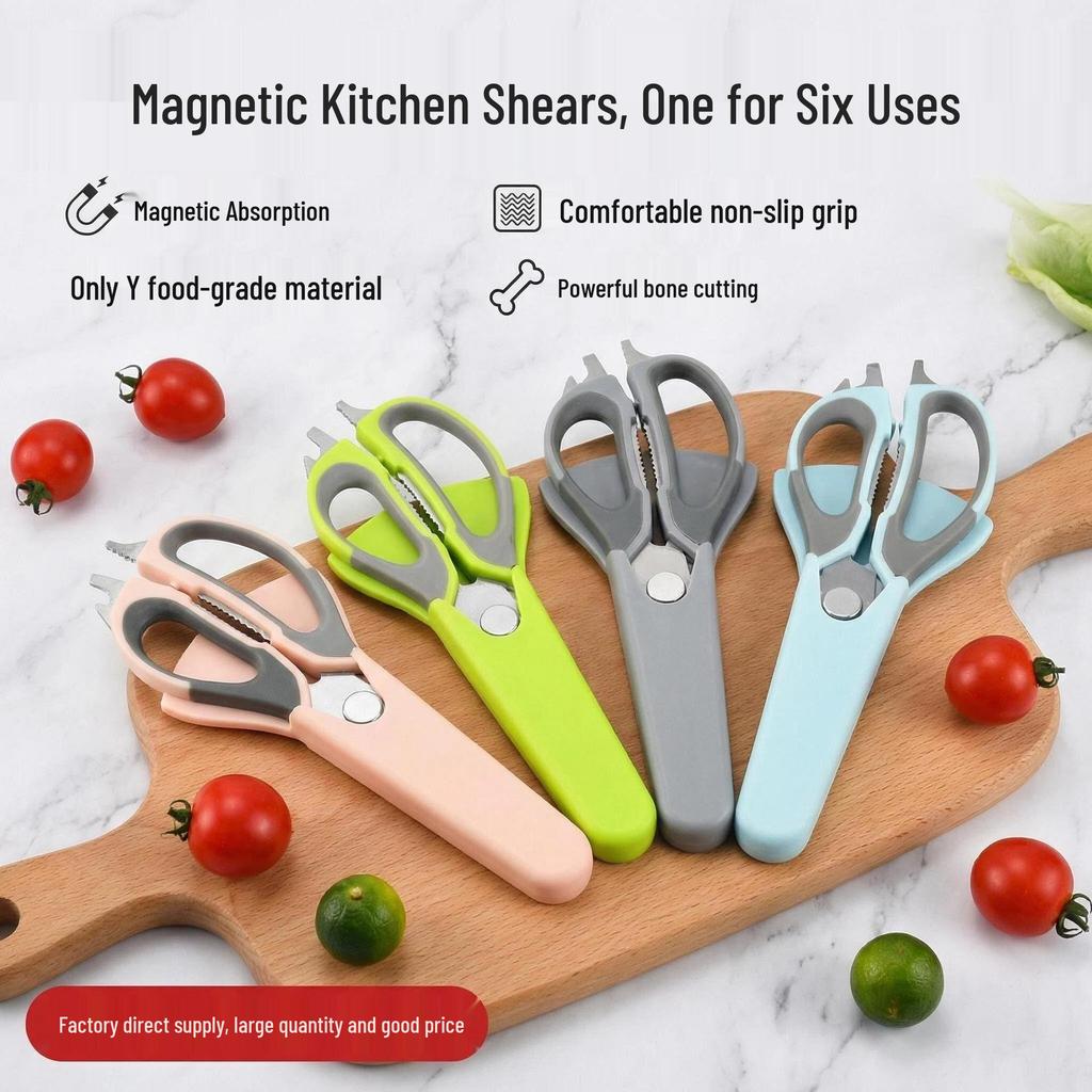 Detachable Magnetic Stainless Steel BBQ Kitchen Shears