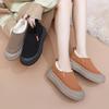 Women's Warm Winter Slip-On Boots, Slip-Resistant Comfortable Snow Booties, Fashion Faux Fur Lined Casual Ankle Boots for Women