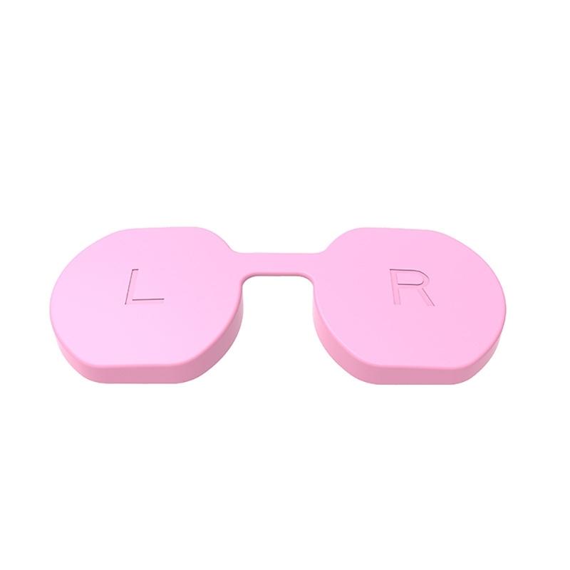

Dustproof Lens Cover VR Glasses Protective Cover for PS VR2 Headset Glasses Anti Scratch Caps Cover Protector Pads рожевий