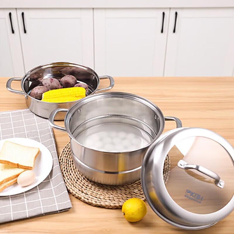 Kambach 304 Stainless Steel 3-Layer Steamer