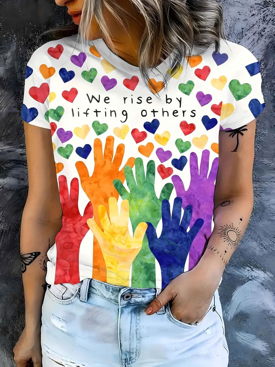 

Summer Fashion Leopard Heart 3D Print T-Shirts Women s Round Neck Short Sleeve T Shirt Tees Harajuku Y2K Tops Female Clothing 6XL