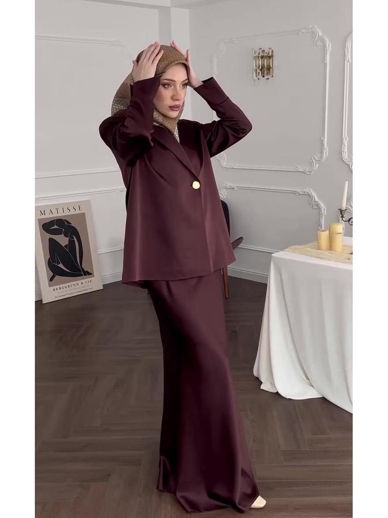 Elegant & Noble Long Sleeve Dress Set for Women - Autumn 2025 Collection