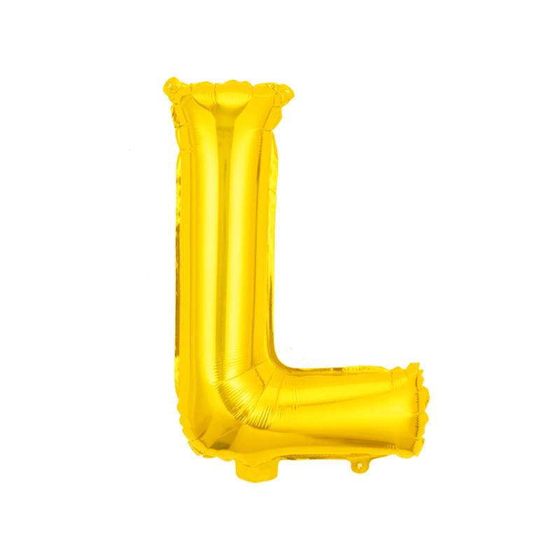 Skinny 32-Inch Rose Gold Letter Balloon Birthday Party Decoration Aluminum Film Balloon Silver Gold Helium Floating In The Air