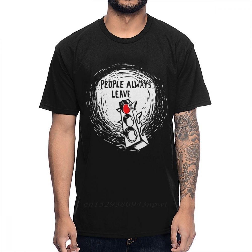 Round Neck Graphic One Tree Hill People Always Leave T Shirt For Male Tee Free Shipping Homme T Shirt S разноцветный