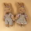 Car Key Ring Ornaments PP Cotton Rabbit Pendant Bear Pendant Plush Doll Key Chain Women Key Holder