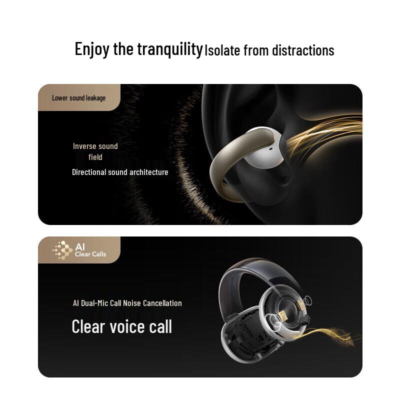 Soundcore AeroClip Open-Ear Sport Bluetooth Headphones