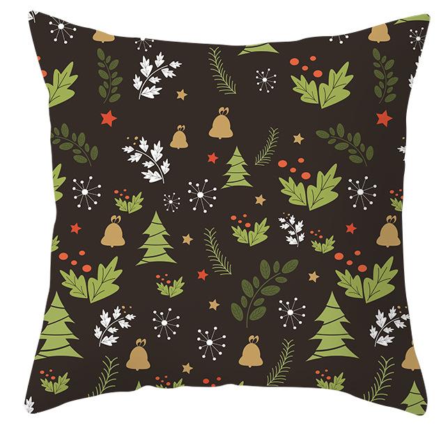 

Новая Рождественская наволочка Маленькая свежая Рождественская елка Наволочка для дома 45 * 45Cm (without pillow core)