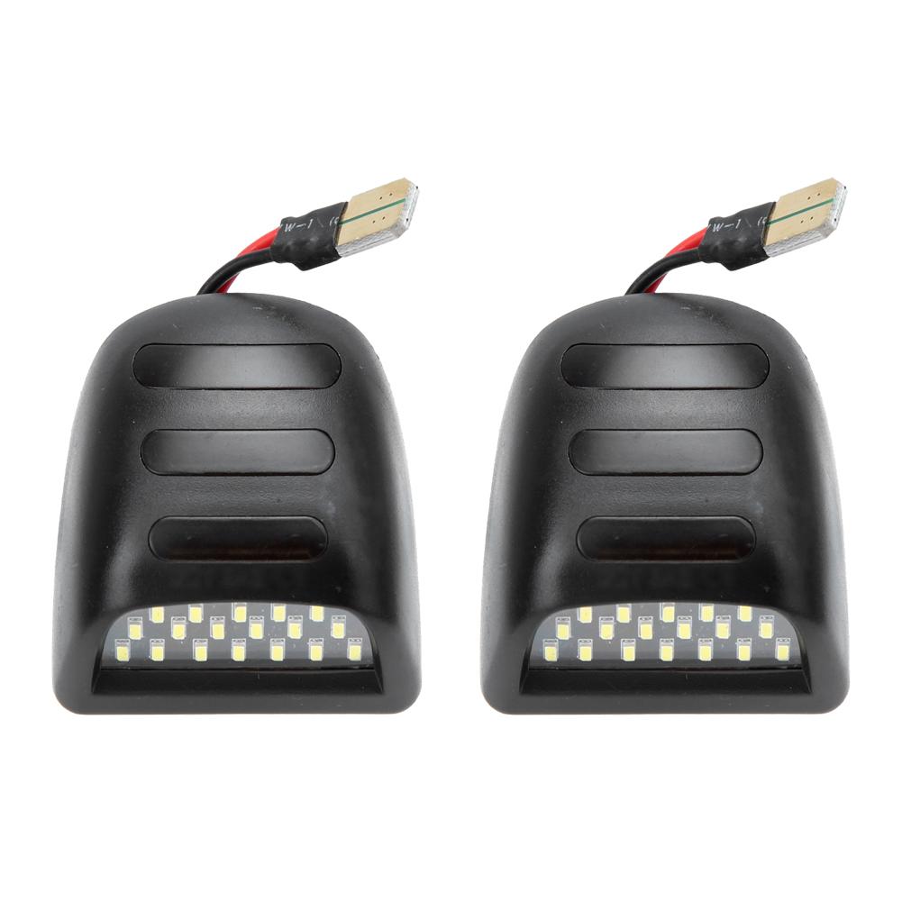 2Pcs LED License Number Plate Lamp Light Fit for Chevy Silverado 1500 1999 2013DC12V