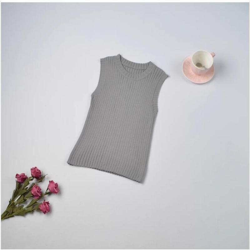 14/5000 Women's Summer Slim Knit Casual Short Vest