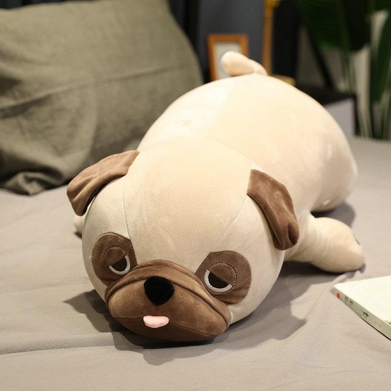 New Arrive Hot 55/65/75/90cm Cute Animal Kawaii Pug Dog Plush Toys Sleep Pillow Kids Birthday Gift Child Girl Xmas Valentine's