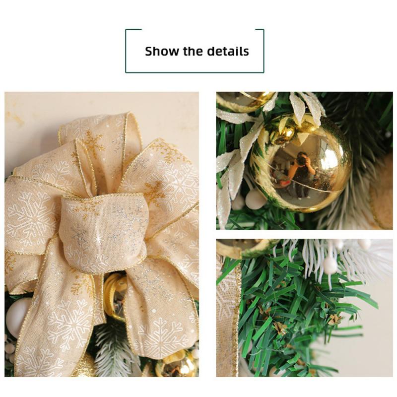 Haustürdekoration Hochwertige Materialien Wunderschön Feiertagsdekoration Simulierte Girlande Hat Viele Verwendungen Eleganter Kranz