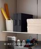 Fastener with Improved Adhesive Yamazaki Jitsugyo Works Storage Set of Approximately W63XD12XH45cm Per Tower Large Capacity Storage Box with Handle
