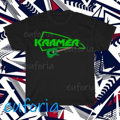 Nuova Maglietta Kramer Guitars Logo T-Shirt Divertente Taglia dalla S alla 5XL