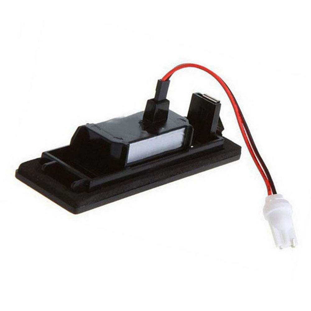 Luz LED de Matrícula Luz de Matrícula 1 Par Coche Luz LED de Matrícula para