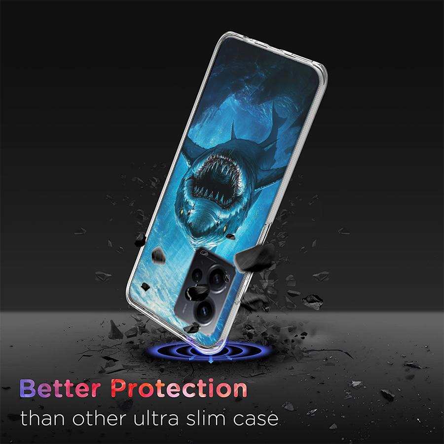The Mouth of the Deep Sea Evil Shark Phone Case For Redmi 12 13C 12C 15C 9 10 10C Note 13 Pro Plus 14 15 Pro 9T 9C 9A TPU Soft C