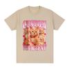 Custom Text Graphic T-shirt Cat Enthusiast Gift Tshirt Women's Casual Large Short Sleeved T-street