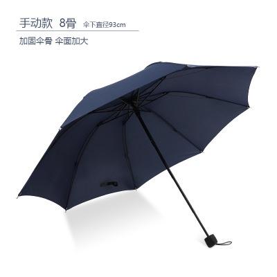 Umbrella large ten bone folding reinforced double business sunny sun umbrella sunscreen umbrella