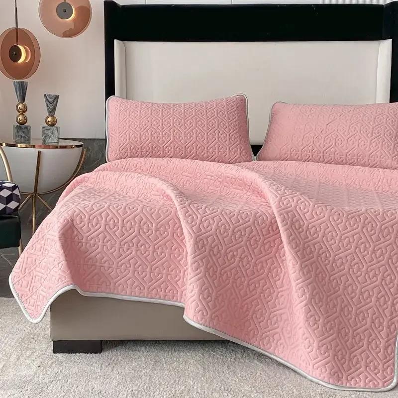 Cearșaf de pat din latex de vară, răcoritor, protector pentru saltea, saltea dublă, 90/120/150/180 cm, cuvertură de pat King și textile pentru casă