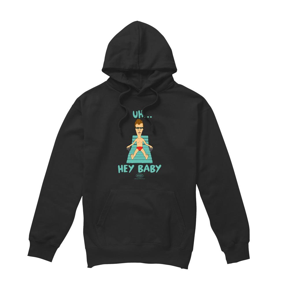 Beavis & Butthead Mens Uh Hey Baby Hoodie