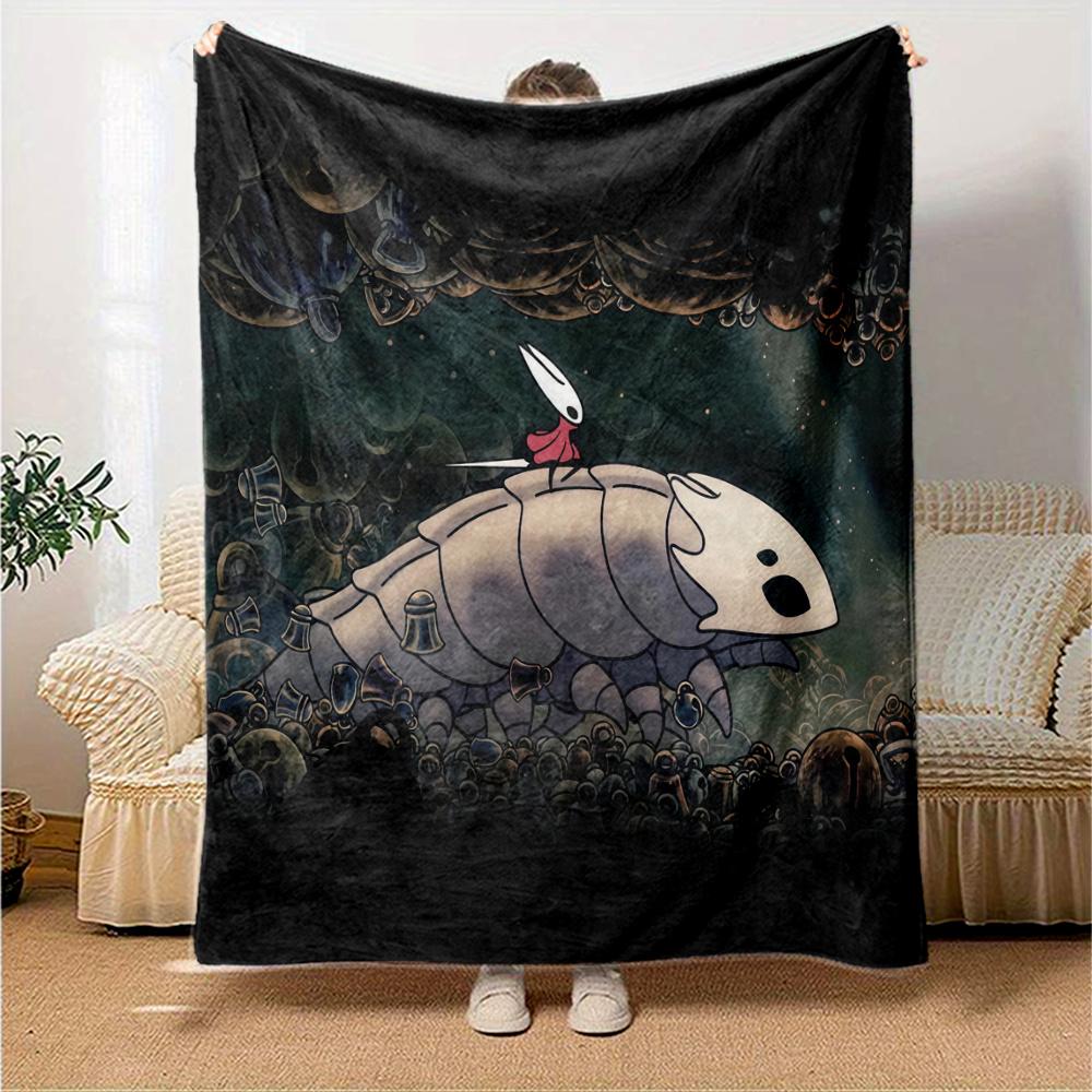 Hollow Knight Flannel Blanket, High quality Comfortable for All Seasons, Home Decor, Warmth and Comfort