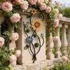 2D Wall Decoration Plate Country Style Flower Garden Decoration Decoration Crafts  Home
