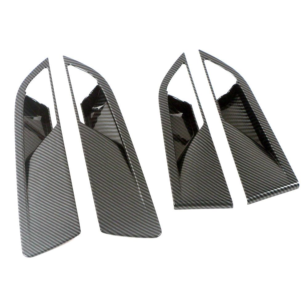 För Volkswagen VW ID.6 ID6 2024 2024 Bilinteriördel Ombyggnad Innerdörrhandtag Skål Ram Cover Trim Paljetter Stylingklistermärke