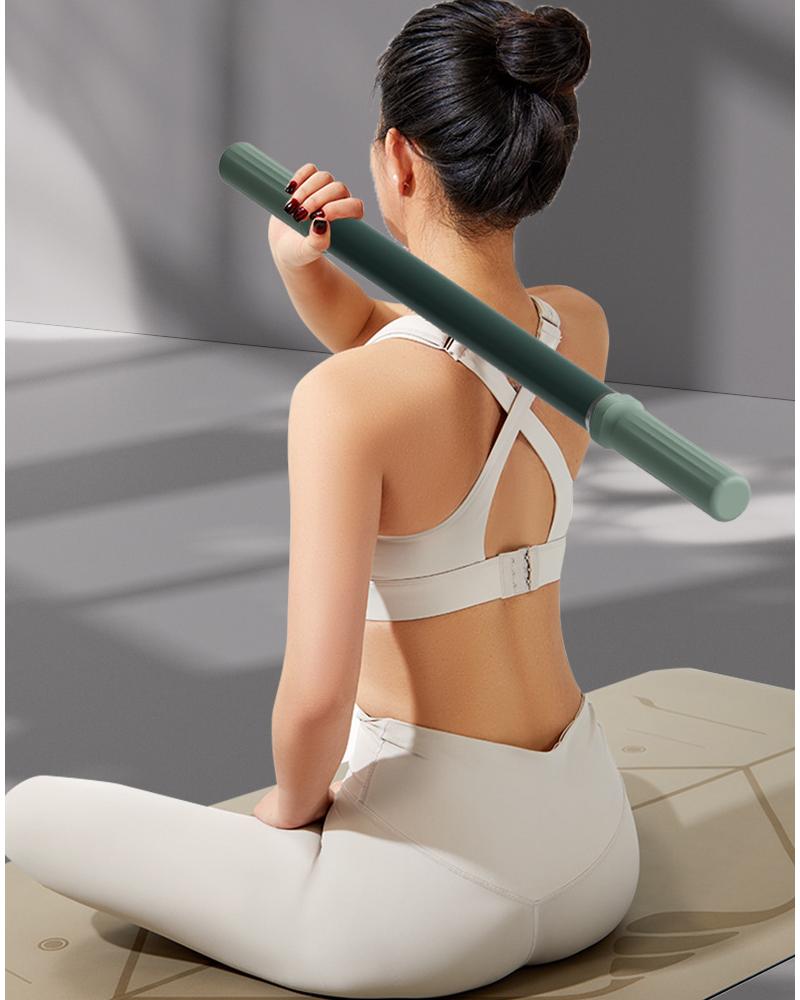 Long Deep Tissue Massage Roller Yoga Stick For Muscle Recovery Fascia Relief Full Body Stretching Portable Fitness Exercise