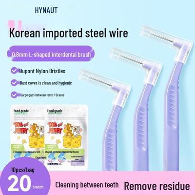Haishi Hainuo L-förmige Interdentalbürste 0,8 mm (20 Stück)